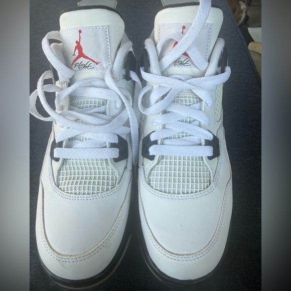 Air Jordan 4 Retro OG "White Cement" excellent condition! - Picture 1 of 5